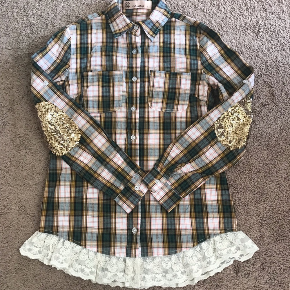 Plaid button up